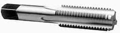 Interstate - M17x1.50 Metric Fine, 4 Flute, Bottoming, Plug & Taper, Bright Finish, High Speed Steel Tap Set - Right Hand Cut, 4-1/32" OAL, 1-13/16" Thread Length - Exact Industrial Supply