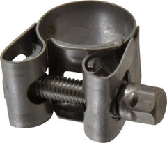Mikalor - 13/16" Hose, 0.71" Wide x 0.04" Thick, T-Bolt Hose Clamp - Exact Industrial Supply