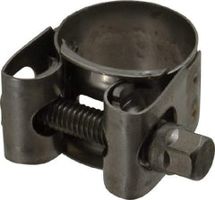 Mikalor - 7/8" Hose, 0.71" Wide x 0.04" Thick, T-Bolt Hose Clamp - 0.83 to 0.91" Diam, Stainless Steel - Exact Industrial Supply