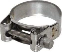 Mikalor - 2" Hose, 0.78" Wide x 0.04" Thick, T-Bolt Hose Clamp - 1.85 to 2" Diam, Stainless Steel - Exact Industrial Supply