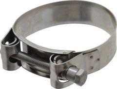 Mikalor - 3" Hose, 0.98" Wide x 0.04" Thick, T-Bolt Hose Clamp - 2.87 to 3.11" Diam, Stainless Steel - Exact Industrial Supply