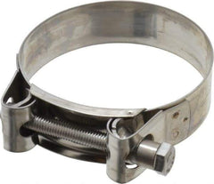 Mikalor - 3-1/4" Hose, 0.98" Wide x 0.04" Thick, T-Bolt Hose Clamp - 3.11 to 3.35" Diam, Stainless Steel - Exact Industrial Supply