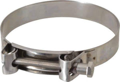 Mikalor - 5-3/4" Hose, 1.1" Wide x 0.051" Thick, T-Bolt Hose Clamp - 5.51 to 5.91" Diam, Stainless Steel - Exact Industrial Supply