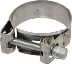 Mikalor - 2" Hose, 0.78" Wide x 0.04" Thick, T-Bolt Hose Clamp - 1.85 to 2" Diam, Stainless Steel Band, Housing & Zinc Plated Screw - Exact Industrial Supply