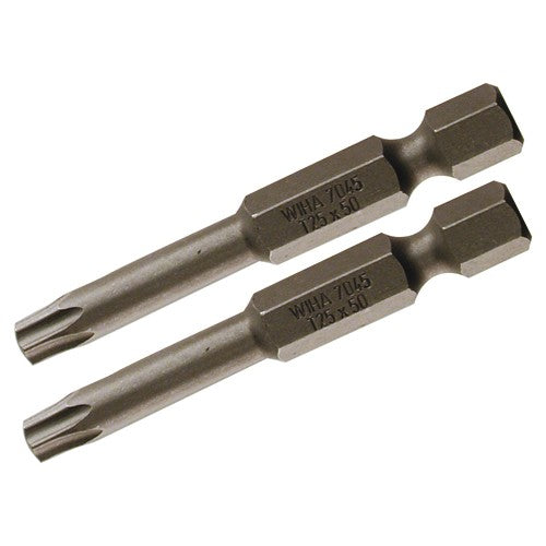 Torx 1/4″ Power Bit T5 × 50mm 2 Pack - Exact Industrial Supply