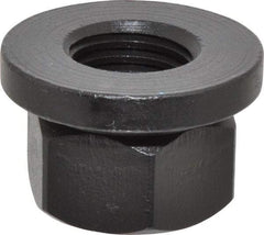 Gibraltar - M20x2.50, 40mm Flange Diam, 25mm High, 30mm Across Flats, Flange Nut - Grade 12L14 Steel, Black Oxide Finish, 6" Flange Height, TCMAI - Exact Industrial Supply