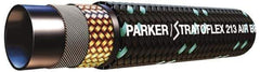 Parker - -32 Hose Size, 1-13/16" ID x 2.14" OD, 200 psi Work Pressure Hydraulic Hose - 55" Long Coil, 14" Radius, Synthetic Rubber, -50°F to 302°F - Exact Industrial Supply