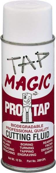 Tap Magic - Tap Magic ProTap, 12 oz Aerosol Cutting & Tapping Fluid - Semisynthetic - Exact Industrial Supply