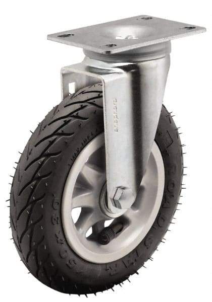 Shepherd - 6" Diam x 1-1/4" Wide, Phenolic Swivel Caster - 150 Lb Capacity, Friction Ring Stem Mount, Ball Bearing - Exact Industrial Supply