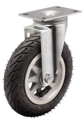 Shepherd - 6" Diam x 1-1/4" Wide, Phenolic Rigid Caster - 150 Lb Capacity, Top Plate Mount, 2-5/8" x 3-3/4" Plate, Ball Bearing - Exact Industrial Supply