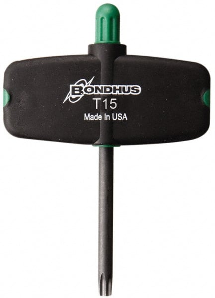 Bondhus - 3-1/2" OAL T15 Torx Key - Exact Industrial Supply