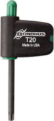 Bondhus - 3" OAL T20 Torx Key - Exact Industrial Supply