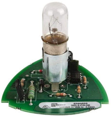 Edwards Signaling - Incandescent Lamp, Clear, Flashing, Stackable Tower Light Module - 120 VAC, 0.08 Amp, IP54, IP65 Ingress Rating, 3R, 4X NEMA Rated, Panel Mount, Pipe Mount - Exact Industrial Supply