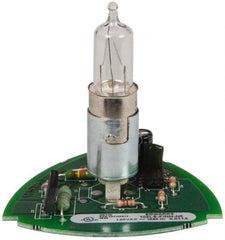 Edwards Signaling - Halogen Lamp, Clear, Flashing, Stackable Tower Light Module - 120 VAC, 0.11 Amp, IP54, IP65 Ingress Rating, 3R, 4X NEMA Rated, Panel Mount, Pipe Mount - Exact Industrial Supply