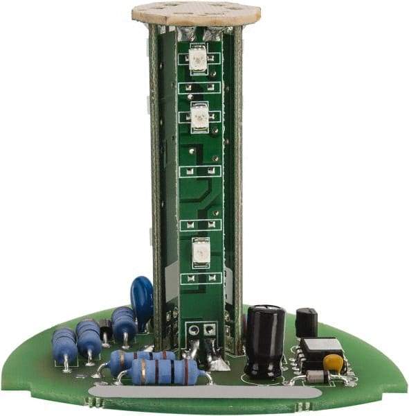 Edwards Signaling - LED Lamp, Blue, Flashing, Stackable Tower Light Module - 24 VDC, 0.06 Amp, IP54, IP65 Ingress Rating, 3R, 4X NEMA Rated, Panel Mount, Pipe Mount - Exact Industrial Supply