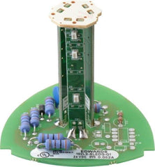 Edwards Signaling - LED Lamp, Green, Steady, Stackable Tower Light Module - 24 VDC, 0.06 Amp, IP54, IP65 Ingress Rating, 3R, 4X NEMA Rated, Panel Mount, Pipe Mount - Exact Industrial Supply