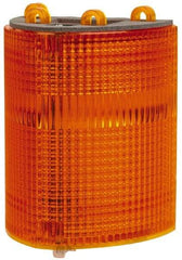 Edwards Signaling - Amber, Panel and Pipe Mount, Visible Signal Replacement Lens Housing - 3R, 4X NEMA Rated, For Use with 102 Series Stacklights - Exact Industrial Supply