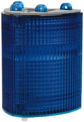 Edwards Signaling - Blue, Panel and Pipe Mount, Visible Signal Replacement Lens Housing - 3R, 4X NEMA Rated, For Use with 102 Series Stacklights - Exact Industrial Supply