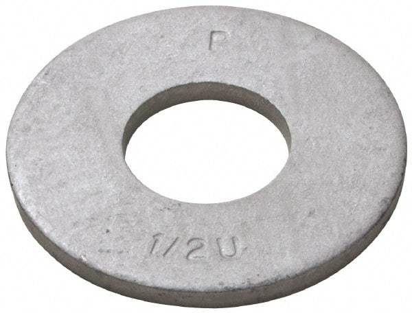 Armor Coat - 3/4" Screw, Grade 8 Alloy Steel USS Flat Washer - 13/16" ID x 2" OD, 0.156" Thick - Exact Industrial Supply