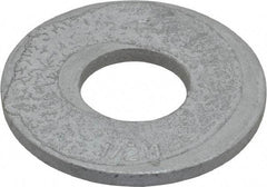Armor Coat - 1/2" Screw, Grade 8 Alloy Steel USS Flat Washer - 9/16" ID x 1-3/8" OD, 1/8" Thick - Exact Industrial Supply