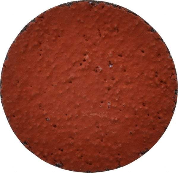 3M - 2" Disc Diam, 36 Grit, Ceramic Quick Change Disc - Type S Attaching System, Coated, Orange, Very Coarse Grade, 25,000 RPM, 777F Series - Exact Industrial Supply