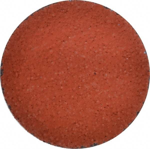 3M - 3" Disc Diam, 36 Grit, Ceramic Quick Change Disc - Type P Attaching System, Coated, Orange, Very Coarse Grade, 20,000 RPM, 777F Series - Exact Industrial Supply