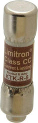 Cooper Bussmann - 600 VAC, 8 Amp, Fast-Acting General Purpose Fuse - Fuse Holder Mount, 1-1/2" OAL, 200 at AC (RMS) kA Rating, 13/32" Diam - Exact Industrial Supply