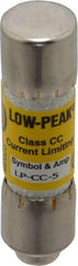 Cooper Bussmann - 150 VDC, 600 VAC, 5 Amp, Time Delay General Purpose Fuse - Fuse Holder Mount, 1-1/2" OAL, 20 at DC, 200 at AC (RMS) kA Rating, 13/32" Diam - Exact Industrial Supply