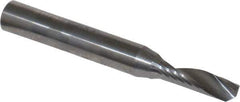 Onsrud - 3/16" Cutting Diam x 5/8" Length of Cut, 1 Flute, Upcut Spiral Router Bit - Uncoated, Right Hand Cut, Solid Carbide, 2" OAL x 1/4" Shank Diam, Single Edge, 22° Helix Angle - Exact Industrial Supply