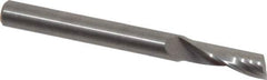 Onsrud - 1/4" Cutting Diam x 3/4" Length of Cut, 1 Flute, Upcut Spiral Router Bit - Uncoated, Right Hand Cut, Solid Carbide, 2-1/2" OAL x 1/4" Shank Diam, Single Edge, 22° Helix Angle - Exact Industrial Supply