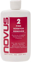 Novus - 8 Ounce Bottle Scratch Remover for Plastic - Fine Scratch Remover - Exact Industrial Supply