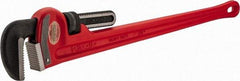 Ridgid - 36" Cast Iron & Steel Straight Pipe Wrench - 5" Pipe Capacity - Exact Industrial Supply
