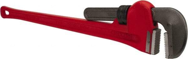 Ridgid - 60" Cast Iron Straight Pipe Wrench - 8" Pipe Capacity - Exact Industrial Supply