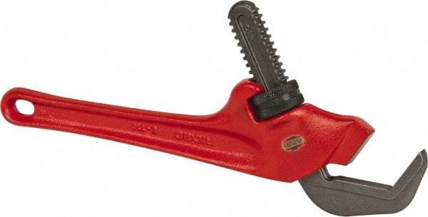 Ridgid - 9-1/2" Steel Offset Hex Pipe Wrench - 2-5/8" Pipe Capacity - Exact Industrial Supply