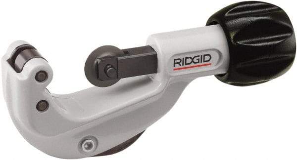 Ridgid - 1/8" to 1-1/8" Pipe Capacity, Tube Cutter - Cuts Copper, Brass, Aluminum - Exact Industrial Supply