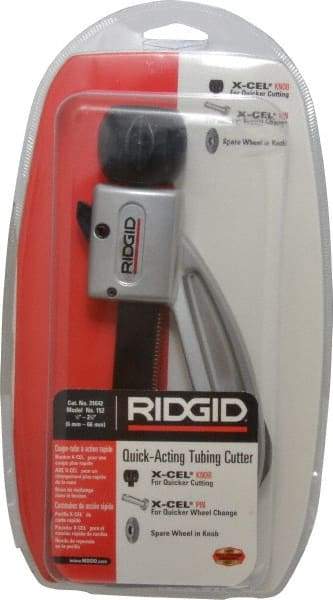 Ridgid - 1/4" to 2-5/8" Pipe Capacity, Tube Cutter - Cuts Metal - Exact Industrial Supply