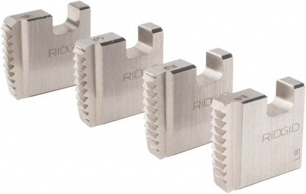Ridgid - 3/4-14 NPT, Right Hand, Alloy Steel, Pipe Threader Die - Ridgid OO-R, 11-R, 12-R, O-R, 11-R Ratchet Threaders or 30A, 31A 3-Way Pipe Threaders Compatibility - Exact Industrial Supply