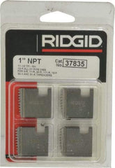 Ridgid - 1 - 11-1/2 NPT, Right Hand, Alloy Steel, Pipe Threader Die - Ridgid OO-R, 11-R, 12-R, O-R, 11-R Ratchet Threaders or 30A, 31A 3-Way Pipe Threaders Compatibility - Exact Industrial Supply