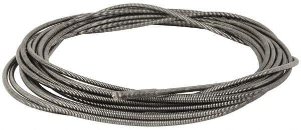 Ridgid - 3/8" x 75' Drain Cleaning Machine Cable - Inner Core, 3/4" to 4" Pipe, Use with Models K375 & K3800 - Exact Industrial Supply