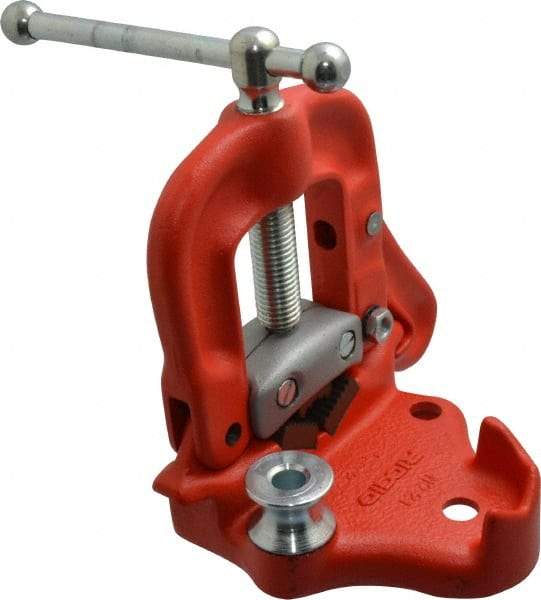 Ridgid - 1/8" to 2" Pipe Capacity, Bench Yoke Vise - Exact Industrial Supply