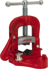 Ridgid - 1/8" to 3" Pipe Capacity, Bench Yoke Vise - Exact Industrial Supply