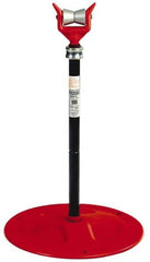 Ridgid - 6" Pipe Capacity, Adjustable Pipe Stand with Plain Support Head - 32" to 41" High, 2,500 Lb Capacity - Exact Industrial Supply