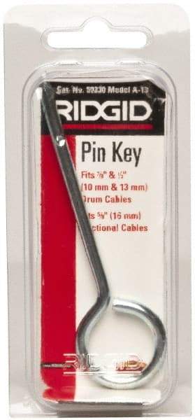 Ridgid - Drain Cleaning Machine Coupling Pin - For Use with Models K39, K50, K375 & K3800 - Exact Industrial Supply