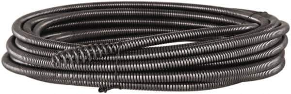Ridgid - 3/8" x 35' Drain Cleaning Machine Cable - Bulb Auger, 1-1/4" to 1-1/2" Pipe, Use with Models K39, K40 & K50 - Exact Industrial Supply