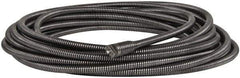 Ridgid - 3/8" x 35' Drain Cleaning Machine Cable - Male Coupling, 1-1/4" to 1-1/2" Pipe, Use with Models K39, K40 & K50 - Exact Industrial Supply