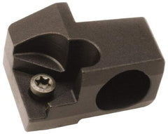 Kennametal - Series Romicron, Boring Cartridge - 10mm Back of Bar to Cutting Edge, CPMT Insert, 20mm OAL, 0° Lead Angle - Exact Industrial Supply