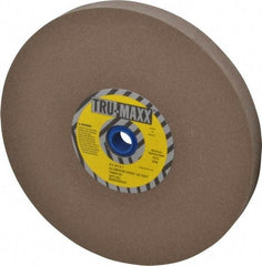 Tru-Maxx - 120 Grit Aluminum Oxide Bench & Pedestal Grinding Wheel - 8" Diam x 1" Hole x 3/4" Thick, 3600 Max RPM, O Hardness, Fine Grade , Vitrified Bond - Exact Industrial Supply