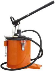 PRO-LUBE - Grease Lubrication Aluminum & Steel Lever Hand Pump - For 22 Lb Container - Exact Industrial Supply
