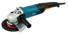 Makita - 7" Wheel Diam, 6,000 RPM, Corded Angle & Disc Grinder - 5/8-11 Spindle, 120 Volts, 15 Amps, Side Exhaust - Exact Industrial Supply
