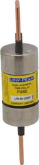 Cooper Bussmann - 250 VAC/VDC, 200 Amp, Time Delay General Purpose Fuse - Bolt-on Mount, 7-1/8" OAL, 100 at DC, 300 at AC (RMS) kA Rating, 1-9/16" Diam - Exact Industrial Supply